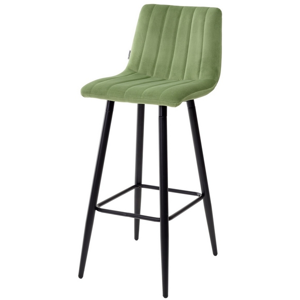 

Барный стул DERRY G108-27 террариумный мох, велюр (M-City), DERRY UDC8077G10827