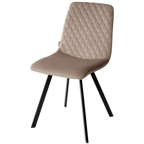 

Стул BLUVEL-40 BEIGE, велюр M-City DAIQUIRI 628B40BLK (4 шт.), DAIQUIRI 628B40BLK