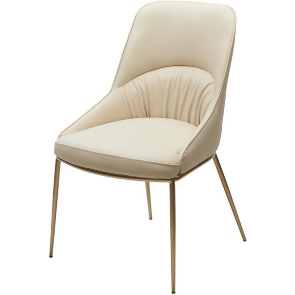 

Стул ABRIOLA Milk Ti-02, PU / шампань, ®DISAUR M-City, Белый, 614M05371
