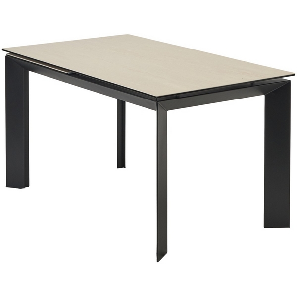 

Стол CREMONA 140 TL-142, испанская керамика/ черный каркас, ®DISAUR M-City, Бежевый, 614М05538