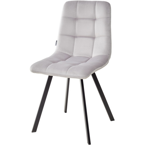 

Стул BLUVEL-03 GREY, велюр M-City Chilli UDC8025BLV03, Chilli UDC8025BLV03