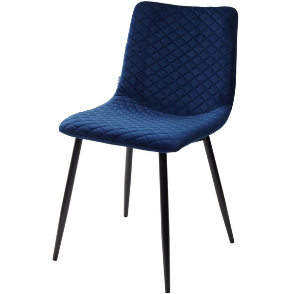 

Стул BLUVEL-86 BLUE / черный каркас M-City TINTIN 628M03606, TINTIN 628M03606
