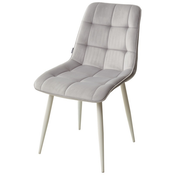 

Стул CHIC BLUVEL-03 светло-серый / белый каркас (M-City), Chic 628M03689