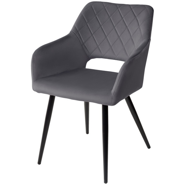 

Стул ALLY BLUVEL-14 серый / черный каркас (M-City), ALLY 628M03732