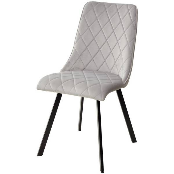 

Стул BLUVEL-03 GREY, велюр M-City TYCOON 628M03661 (4 шт.), TYCOON 628M03661