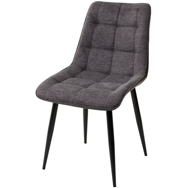 

Стул 1983-18 графитовый меланж/ RU-08 антрацит/ черный каркас M-City Chic 628M03712 (4 шт.), Chic 628M03712