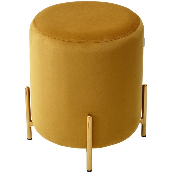 

Пуф для гостиной BLUVEL-68 YELLOW / M-City RICE 628M04398, Желтый, RICE 628M04398