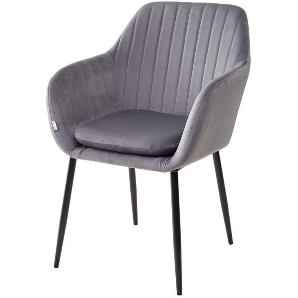 

Стул ALABAMA BLUVEL-14 GREY, велюр M-City, ALABAMA UDC9037BLV14