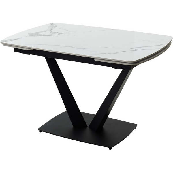 

Стол ALATRI 120 GLOSS STATUARIO WHITE SINTERED STONE / BLACK (M-City), ALATRI 614M03989