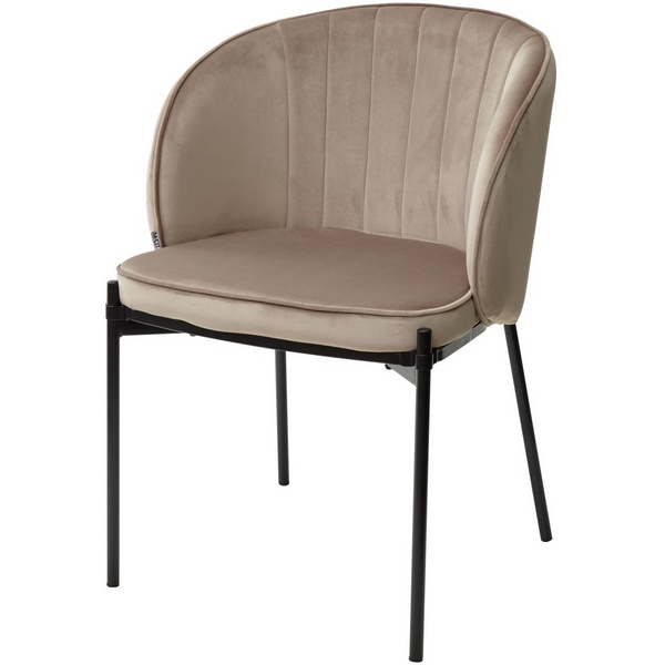 

Стул DIANA BLUVEL-40 BEIGE, велюр / черный каркас M-City, Diana UDCHDC024BLV40