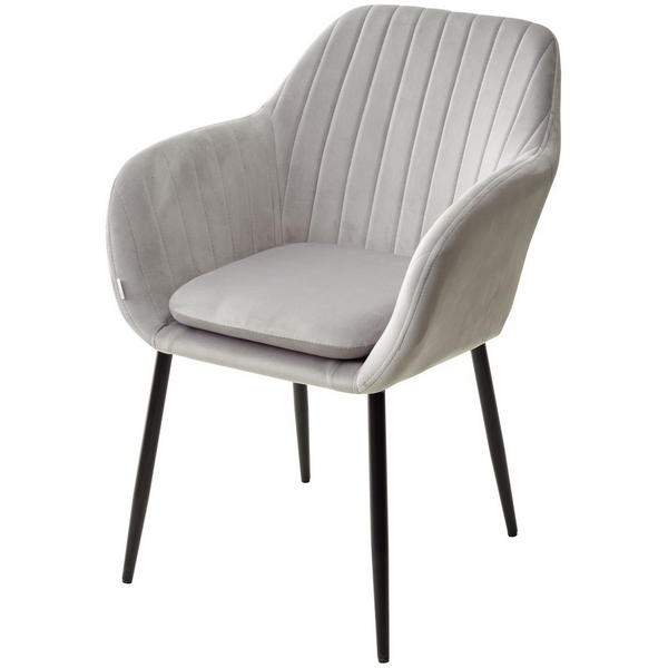 

Стул ALABAMA BLUVEL-03 LIGHT GREY, велюр M-City, ALABAMA 628M03961