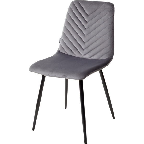 

Стул DUKE BLUVEL-14 GREY, велюр / черный каркас М-City 629M05188 M-City, Duke 629M05188