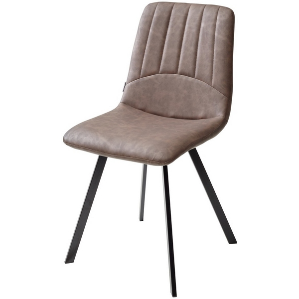 

Стул RU-05 коричневый винтаж/ черный каркас M-City Ashton 628M03804 (4 шт.), Ashton 628M03804