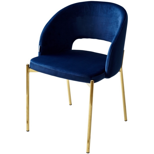 

Стул BLUVEL-86 BLUE, золотой каркас M-City Agnes 628M03675 (2 шт.), Agnes 628M03675