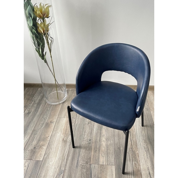 

Стул PUA-26 Синяя сталь, PU, черный каркас M-City Agnes 628M05064 (2 шт.), Agnes 628M05064