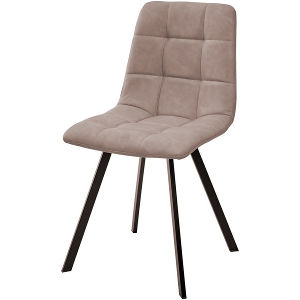 

Стул CHILLI SQUARE RU-09 серо-бежевый винтаж, PU / черный каркас М-City M-City (4 шт.), CHILLI SQUARE 629M04863