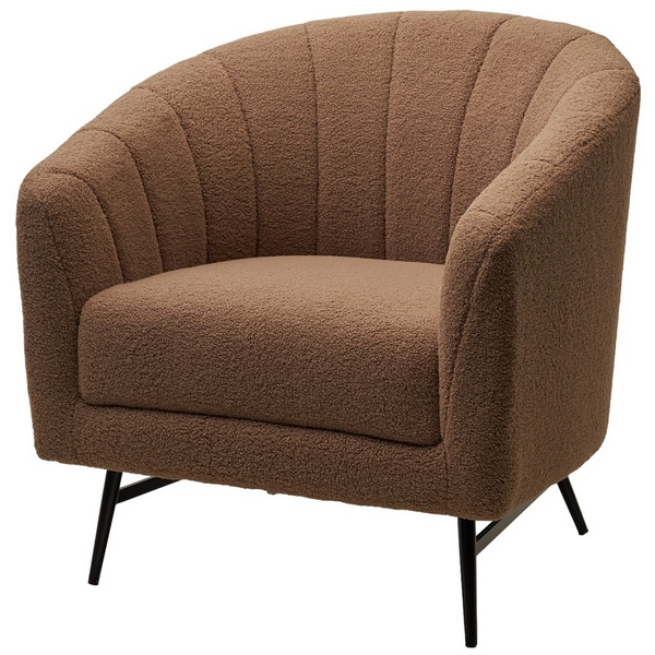 

Кресло KALMAR NINI-02 Тауп, teddy / черный каркас М-City M-City, Бежевый, KALMAR 629M04956