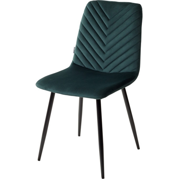 

Стул DUKE BLUVEL-78 GREEN, велюр / черный каркас М-City M-City (4 шт.), DUKE BLUVEL 629M05191