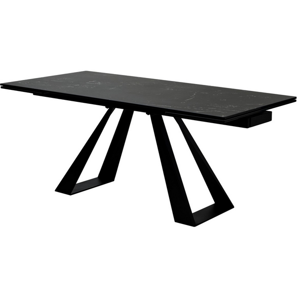 

Стол FONDI 180 MARBLES NERO KL-116 Черный мрамор матовый, итальянская керамика/ черный каркас М-City M-City, Fondi 614M04929