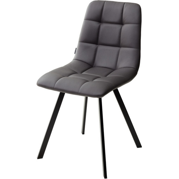 

Стул CHILLI SQUARE HK017-11 темно-серый, PU / черный каркас М-City M-City (4 шт.), CHILLI SQUARE 629M05167