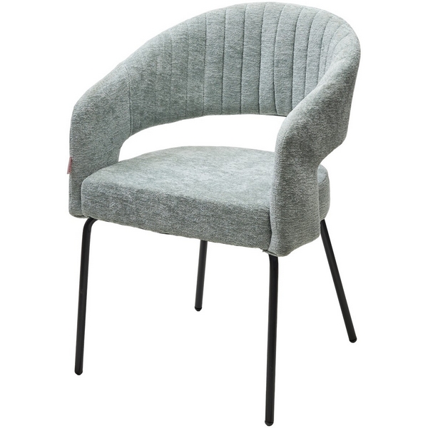 

Стул M-City SNUG 3018-04 мятный, шенилл / черный каркас, Зеленый, SNUG 629M05557