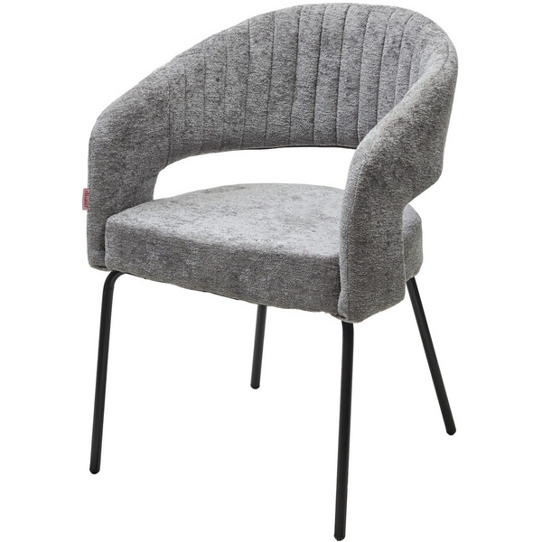 

Стул M-City SNUG 3018-17 серый, шенилл / черный каркас, Луиджи 629M05560