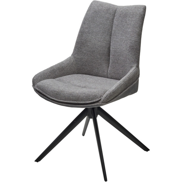 

Стул M-City OSKAR 360 град. поворот. KN01-03 Серый/ BZ1046-02 Темно-серый/ Черный, Oskar 626M05478