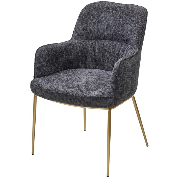 

Стул M-City BRUNO Black Wandy-460, ткань / бронзовый, Черный, Matteo 614M05575