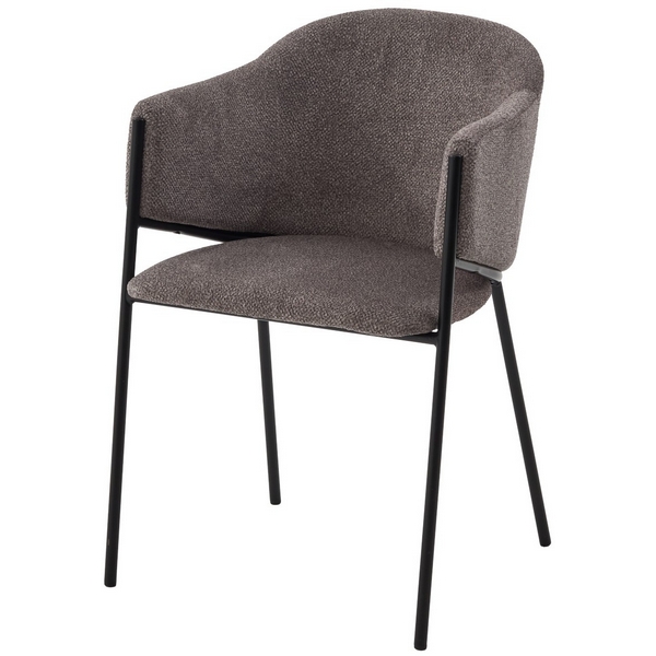 

Стул ДИЛЛ, цвет Lana 30 коричневый, ткань / черный каркас M-City 64485, 688М05977