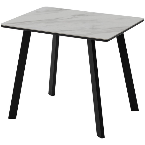 

Стол ТИК ТАК 90 цвет Белый мрамор активный, керамика / Черный каркас M-City 64585, 480M06040