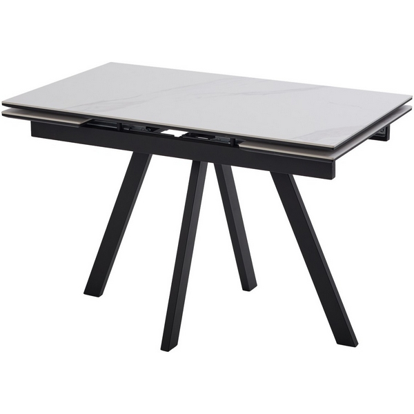 

Стол НЕО-2 115 цвет MATTE БЕЛЫЙ МРАМОР, керамика / Черный каркас M-City 64713, 480M06089