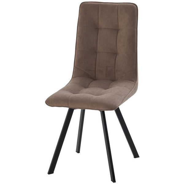 

Стул ДАРЛИНГ 360 град. поворот. цвет B5 Капучино, велюр / черный каркас M-City 64742, 635M06178