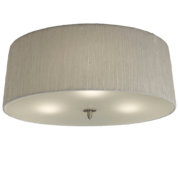 Изображение товара Потолочный светильник Mantra Lua 3705 модерн с тканевым абажуром хром