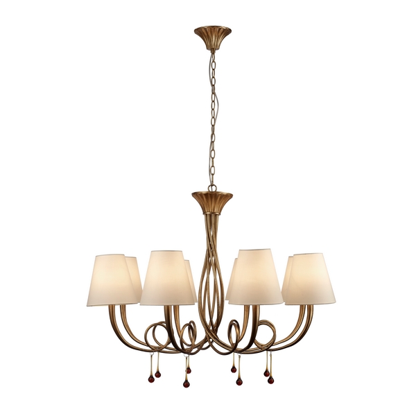 

Подвесная люстра Mantra Paola 6205, Бежевый, Paola 6205