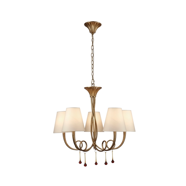 

Подвесная люстра Mantra Paola 6206, Бежевый, Paola 6206
