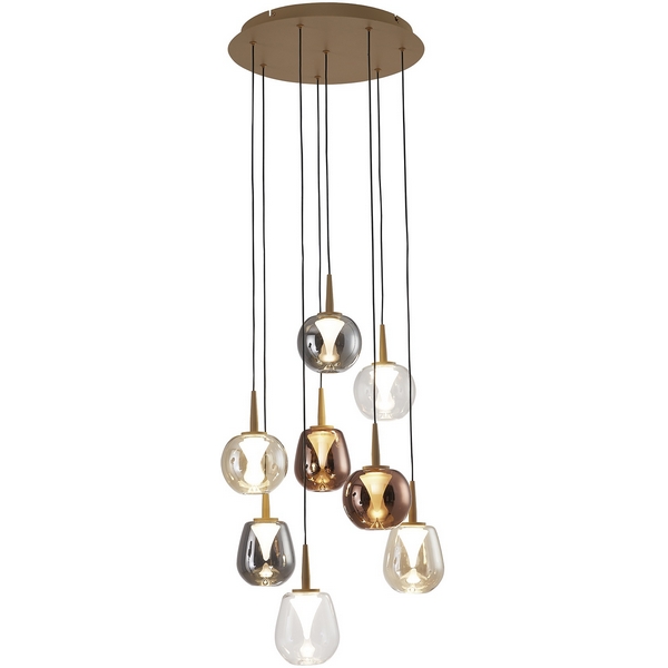 

Подвесной светодиодный светильник каскадный Mantra Andromeda 8933+8PL, Andromeda 8933+8PL