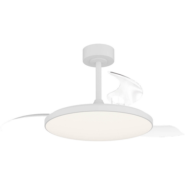 

Потолочная светодиодная люстра с вентилятором и пультом Mantra Slim Fan 9006, Белый, Slim Fan 9006