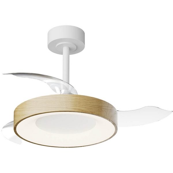 

Потолочная светодиодная люстра с вентилятором и пультом Mantra Niseko Fan 9013, Древесный, Niseko Fan 9013