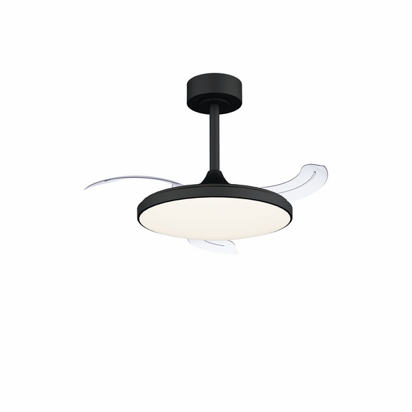 

Потолочная светодиодная люстра с вентилятором и пультом Mantra Slim Fan 9056, Черный, Slim Fan 9056