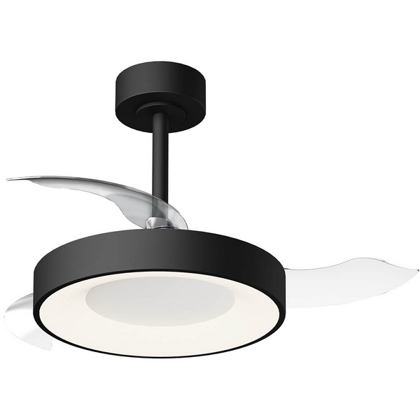 

Потолочная светодиодная люстра с вентилятором и пультом Mantra Niseko Fan 9064, Черный, Niseko Fan 9064