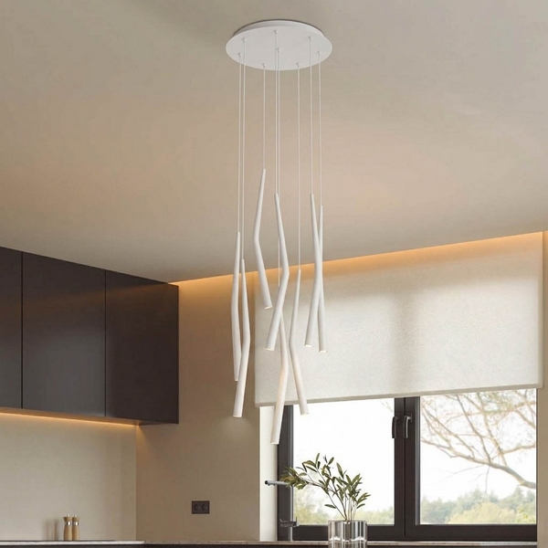 Изображение товара Подвесной светильник Mantra Boomerang 9366+9235 (8L) с LED