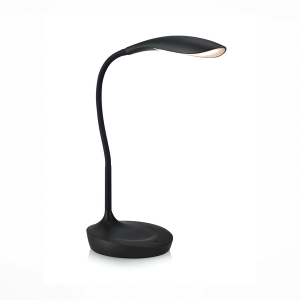 

Офисная настольная лампа Swan LED с выключателем и USB 106094 (MarkSlojd), Черный, Swan 106094