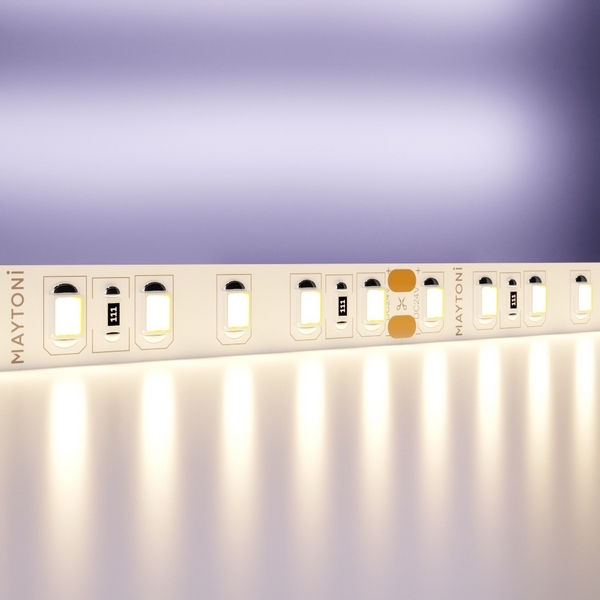 

Светодиодная лента 24В 2835 14,4Вт/м 3000K 5м IP20 арт.10148 Maytoni Led strip 10148, Светодиодная лента 24В 10148
