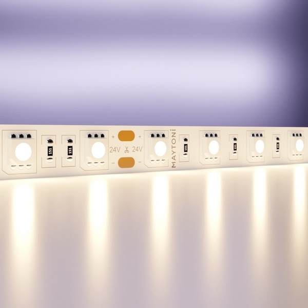

Светодиодная лента 24В 14,4Вт/м 3000K 5м IP20 арт.10168 Maytoni Led strip 10168, Светодиодная лента 24В 10168
