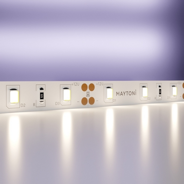 

Светодиодная лента 12В 2835 7,2Вт/м 4000K 5м IP20 арт.20002 Maytoni Led strip 20002, Светодиодная лента 12В 20002