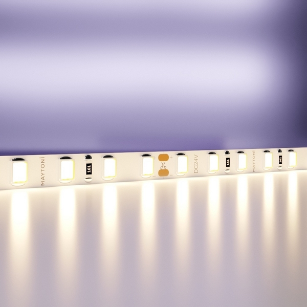 

Светодиодная лента 24В 2835 9,6Вт/м 3000K 5м IP20 5мм арт.20019 Maytoni Led strip 20019, Светодиодная лента 24В 20019