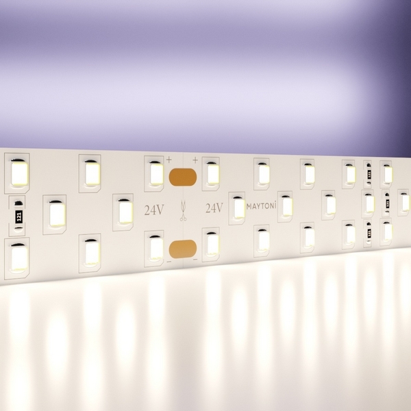 

Светодиодная лента 24В 2835 27Вт/м 4000K 5м IP20 19мм арт.20032 Maytoni Led strip 20032, Светодиодная лента 24В 20032
