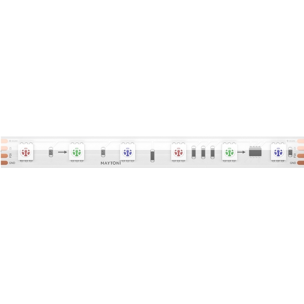 

Светодиодная лента IP68 24В 5050 14,4Вт/м RGB 5м Maytoni SPI светодиодная лента 201249, SPI светодиодная лента 201249
