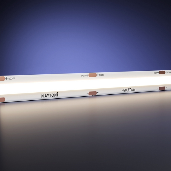Изображение товара Светодиодная лента Ультра 24В COB 9,6Вт/м 4000К 10м IP20 Maytoni Led Strip 201305 Изображение товара Светодиодная лента Ультра 24В COB 9,6Вт/м 4000К 10м IP20 Maytoni Led Strip 201305