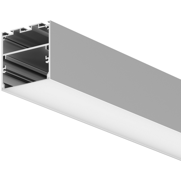

Алюминиевый профиль накладной-подвесной 50x50 серебро, 3 м, ALM-5050T-S-3M Maytoni 633007, Накладной-подвесной профиль 633007